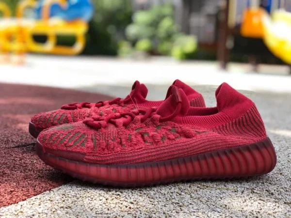 De Coco 350v2 Ardoise Rouge Adidas Yeezy 350 V2 CMPCT Ardoise Rouge Noix De Coco Chaussures De Course GW6945