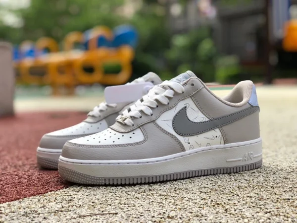 AF1 blanc cassé bas Nike Air Force 1 Low AF1 baskets basses air force blanc cassé DR7857-101