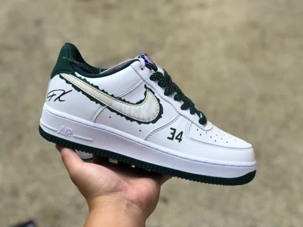 AF1 Celtics blancs et verts Nike Air Force 1 Low '07 baskets basses Air Force One nk9700-131