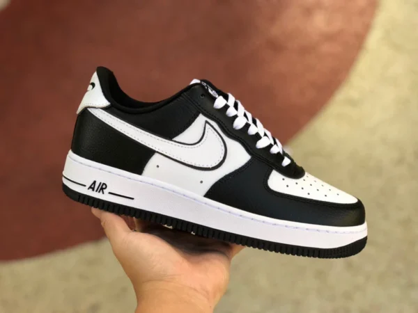 AF1 panda bas noir et blanc Nike Air Force1 Low panda bas noir et blanc baskets décontractées DX3115-100