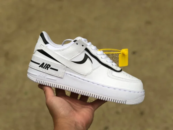 AF1 chaussures basses Nike Air Force 1 LOW Shadow Air Force One noires pour femmes CI0919-001