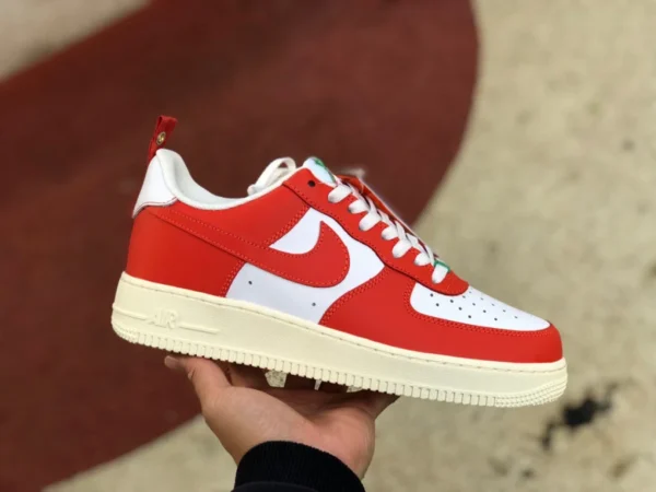 af1 Noël rouge bas Nike Air Force 1'07 LV8 Low Air Force One baskets basses décontractées dx3141-861