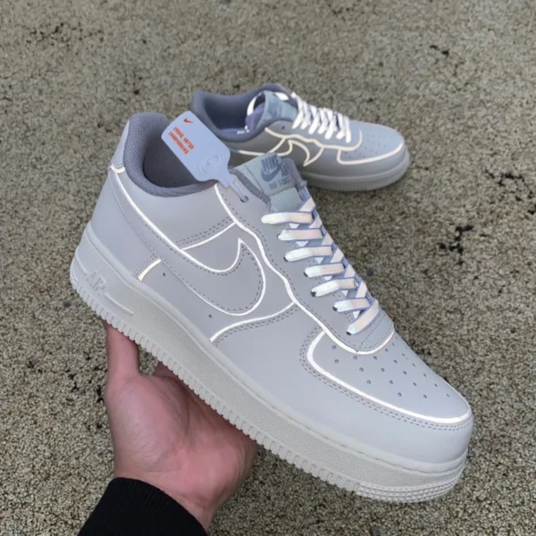 af1 blanc pur 3M ligne basse Nike Air Force 1'07 wb Low Air Force 1 baskets basses décontractées bd3654-506