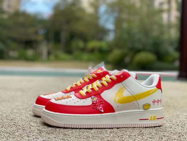 AF1 Blanc et Rouge Nouvel An China Limited Nike Air Force 1 07 Air Force One China Limited cw1888-601