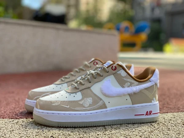 AF1 beige Année du Lapin édition limitée Nike Air Force 1 Low "CNY" AF1 Année du Lapin baskets beiges FD4341-101