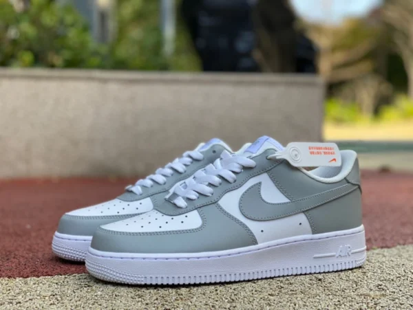 AF1 gris bas Nike Air Force 1 07 Low Blanc Gris baskets basses grises FD9763-101