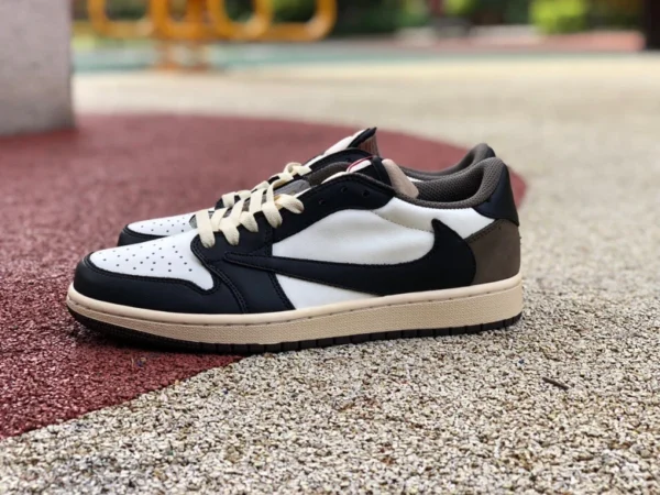 aj1 barbe basse moka Travis Scott x Nike Air Jordan 1 Low AJ1 baskets basses TS joint barbe DM7866-151