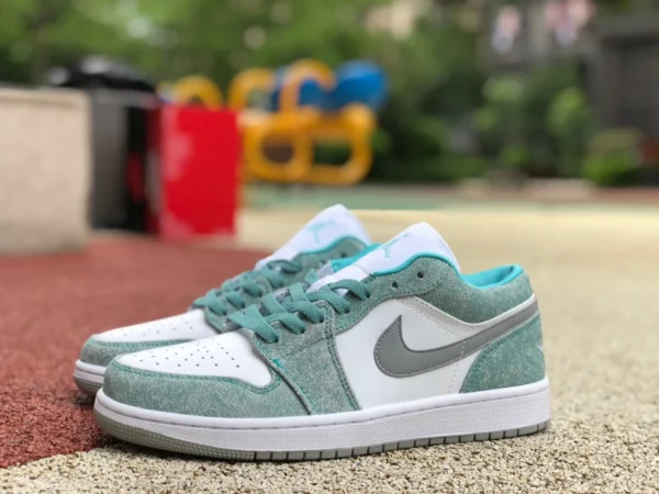 aj1 Tiffany bas Air Jordan 1 Low "New Emerald" aj1 Emerald bas haut DN3705-301