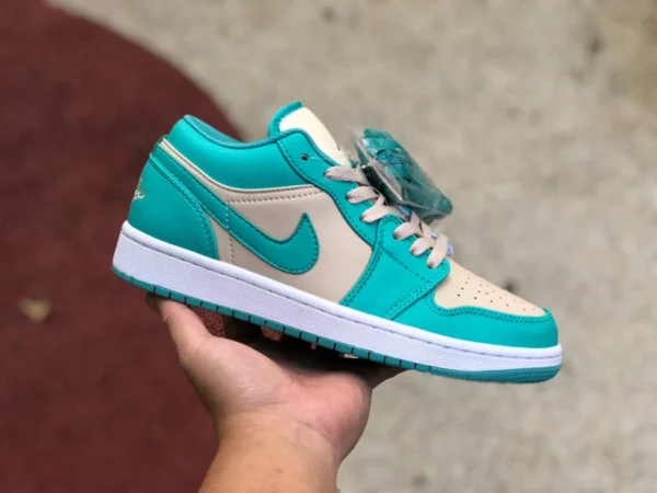 aj1 lac bleu bas Air Jordan 1 Low AJ1 lac bleu Tiffany rétro chaussures de basket-ball basses DC0774-131