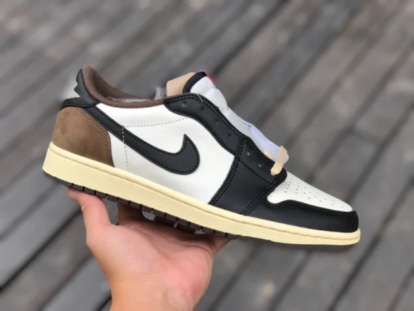 aj1 nouveau moka bas haute qualité Air Jordan 1 petit ts noir et blanc marron Low Dark Mocha bas haut Mocha cq4277-105