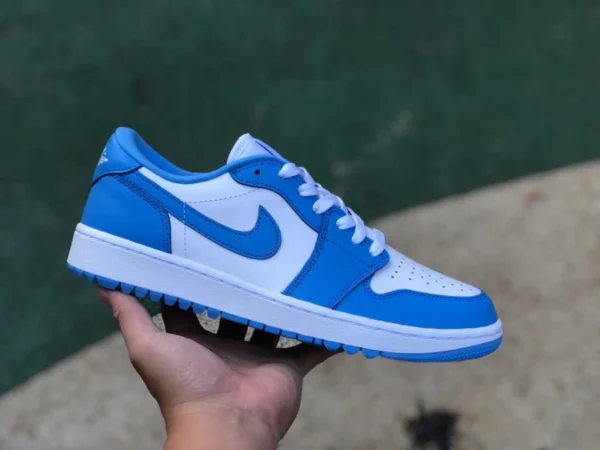 aj1 North Carolina Blue Golf pur original Air Jordan 1 Golf UNC AJ1 blanc et bleu chaussures de basket-ball bleu Caroline du Nord DD9315-100