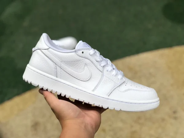 aj1 pur blanc bas Golf pur original Air Jordan 1 Low AJ1 Golf Triple White bas haut pur blanc rétro chaussures de basket-ball DD9315-101