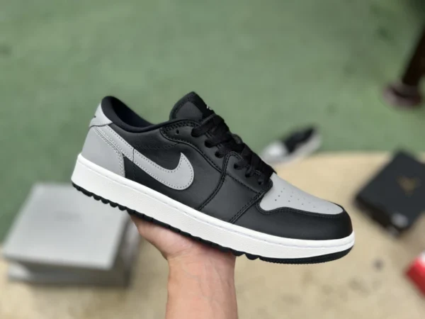 aj1 Shadow Golf bas pur original Air Jordan 1 Golf Shadow AJ1 noir et gris ombre chaussures de basket DD9315-001