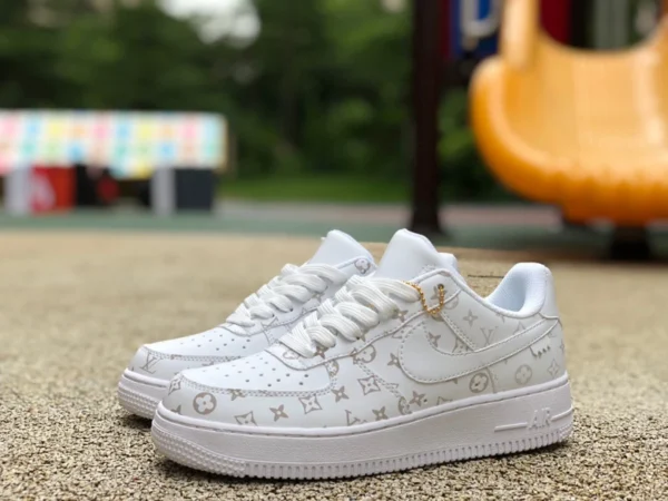 Af1 joint ow joint LV Louis Vuitton LV x Nike Air Force 1 x off-white joint AF1 Air Force One joint LV LD46