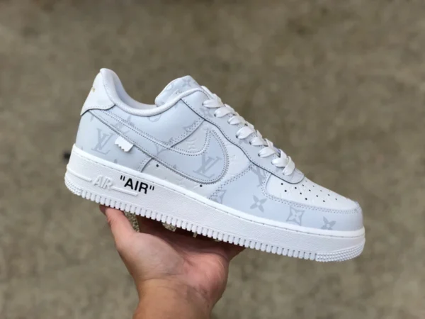 Af1 commune LV Louis Vuitton LV x Nike Air Force 1 commune AF1 Air Force One commune LV MS0232