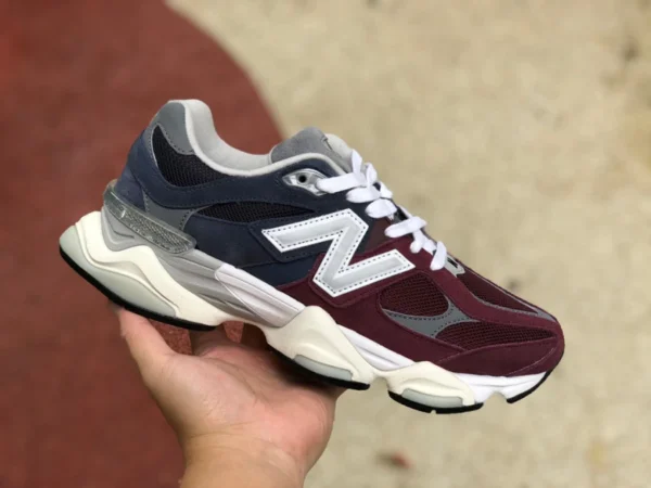 NB9060 bleu bordeaux Joe Freshgoods x New Balance 9060 chaussures décontractées u9060GBW