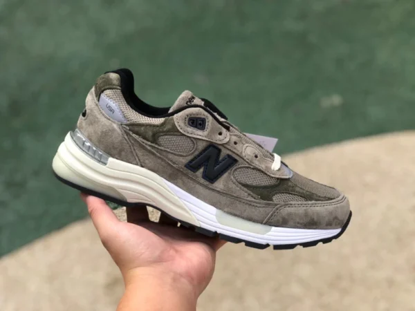 NB992 joint vert clair gris pur original JJJJound x New Balance 992 joint rétro chaussures de course M992J2