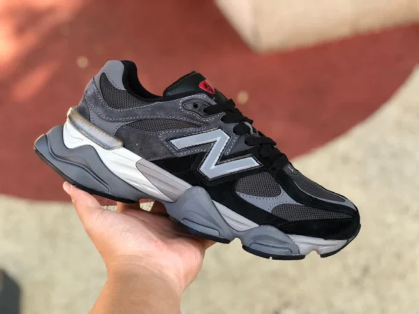 Nb9060 noir et gris New Balance chaussures décontractées rétro neutres U9060BLK