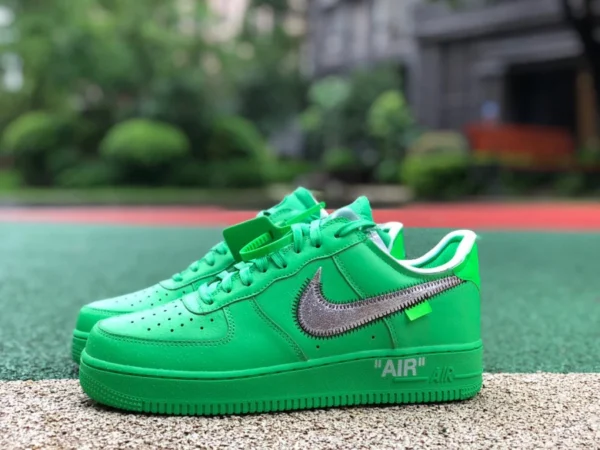 owAir Force Vert OFF-WHITE x Nike Air Force 1 "Light Green Spark" dx1419-300