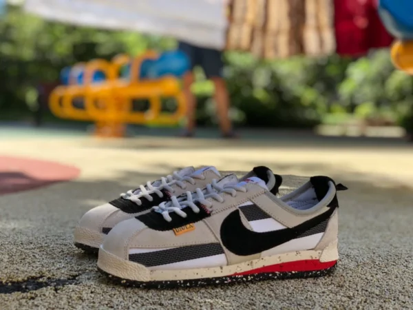 Forrest un beige et noir Nike Cortez x Union joint bas-top rétro Forrest chaussures de course décontractées DR1413-500