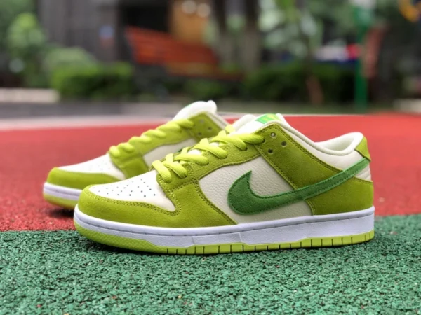 Dunk vert pomme basse Nike SB Dunk Low blanc vert vert pomme rétro baskets décontractées DM0807-300