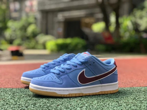 Dunk bubble gum bleu Nike SB Dunk Low PRM Phillies bubble gum baskets décontractées DQ4040-400