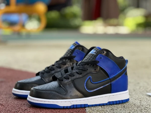 Dunk montante noir et bleu Nike Dunk High SE montante noir et bleu DD3359-001