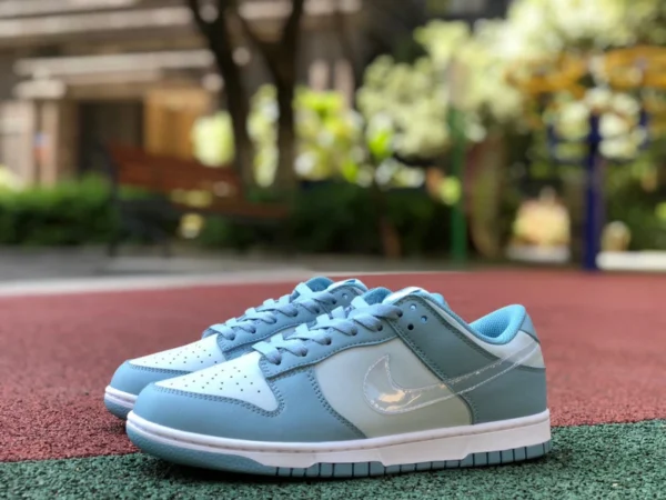 Dunk bleu gris bas Nike Dunk Low bleu gris baskets basses rétro décontractées DH9765-401