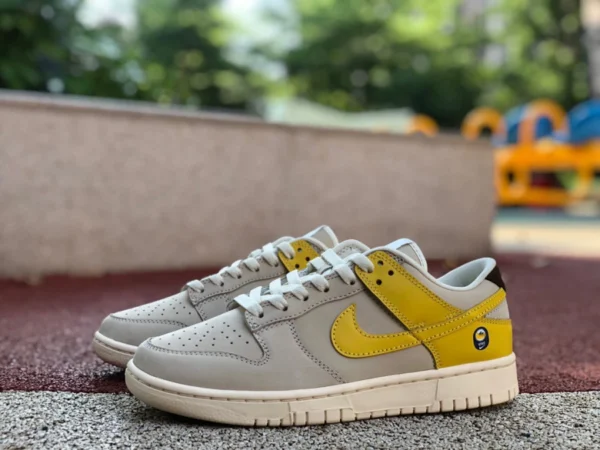 Dunk banane Nike Dunk beige jaune banane rétro baskets basses décontractées pour hommes et femmes DR5487-100