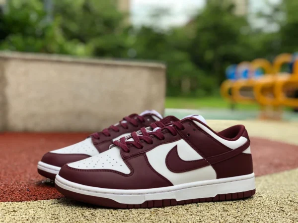 dunk Bourgogne Nike Dunk Bourgogne Bordeaux Blanc Rouge baskets basses décontractées pour hommes et femmes DD1503-108