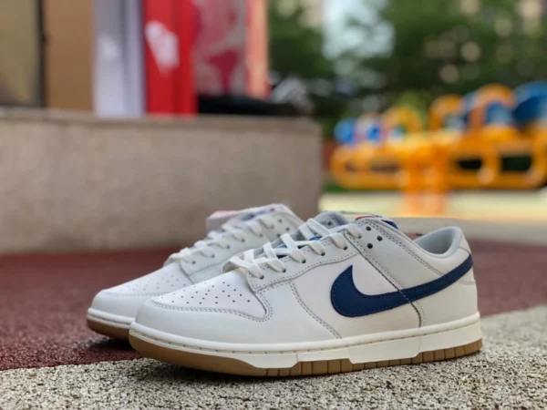 Dunk blanc et bleu caoutchouc brut bas Nike Dunk bas blanc et bleu chaussures de skate en caoutchouc brut rétro dx3198-133