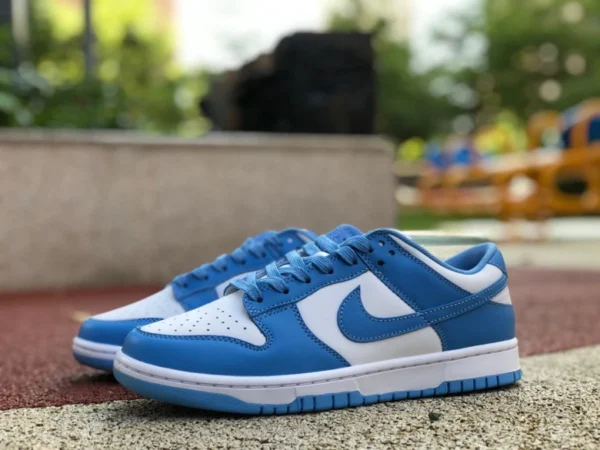 Dunk University Bleu Haute Qualité Nike Dunk Low Retro University Blue North Carolina Blanc Bleu Low Top DD1391-102