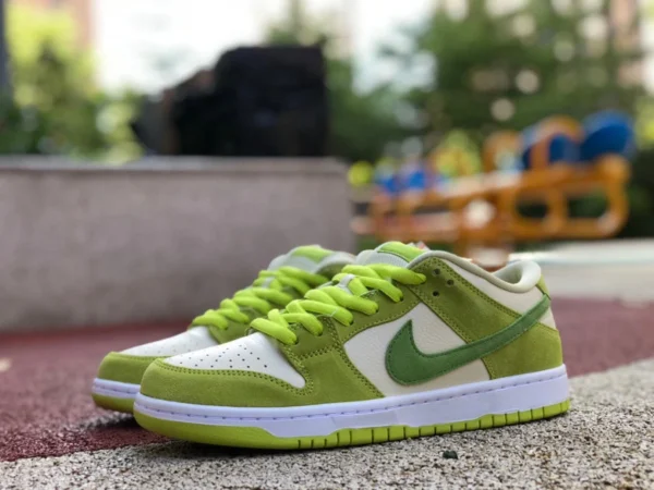 Dunk vert pomme basse haute qualité Nike SB Dunk Low blanc vert vert pomme rétro baskets décontractées DM0807-300