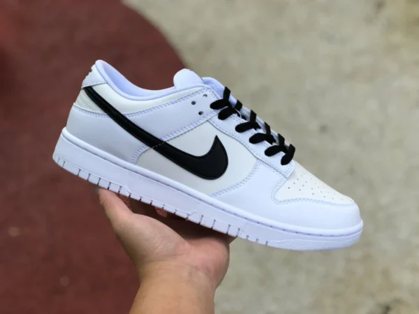 Dunk blanc et noir bas Nike Dunk Low Retro blanc et noir baskets basses décontractées rétro DJ6188-101