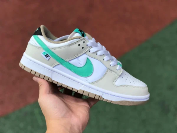 Dunk blanc marron vert Nike Dunk Low GS blanc marron baskets basses décontractées pour femme DX6063-131