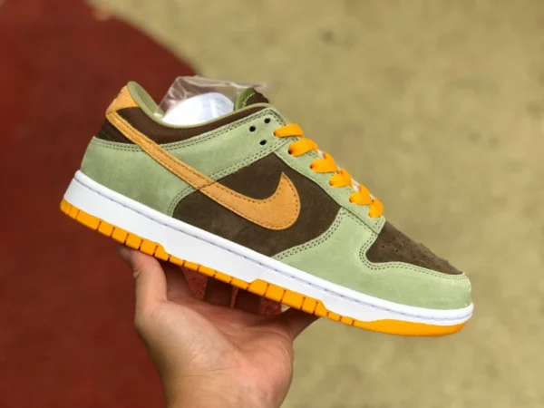 Dunk vert marron orange haute qualité Nike Dunk Low "Dusty Olive" vert marron orange DH5360-300