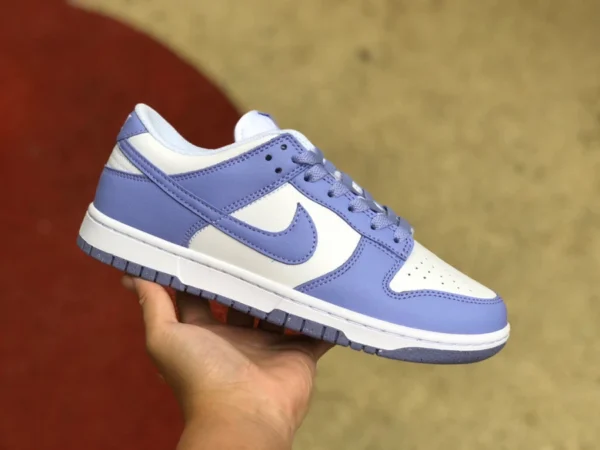 dunk blanc et violet respectueux de l'environnement Nike Dunk Low Next Nature Lilac blanc et violet bas respectueux de l'environnement matériau recyclable DN1431-103