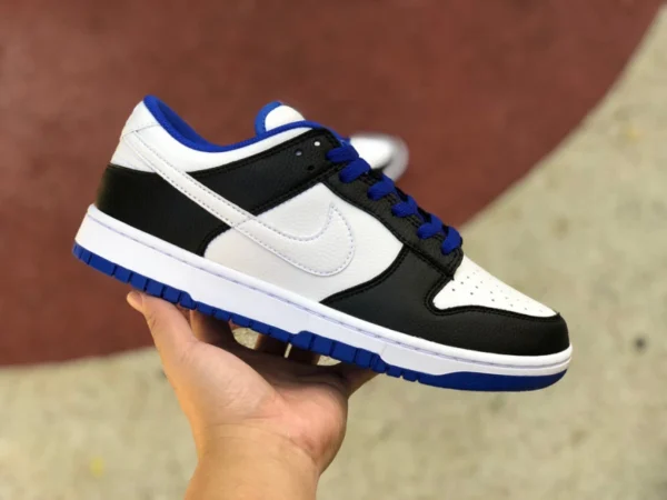 Dunk noir et blanc bleu basse haute qualité Nike Dunk Low noir et blanc bleu bas éclair rétro baskets de sport décontractées FD9064-110