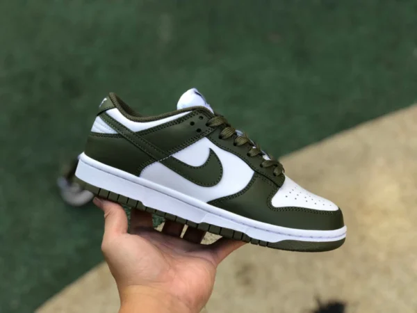 Dunk blanc vert olive pur original Nike Dunk Low Medium Olive blanc vert olive baskets décontractées DD1503-120