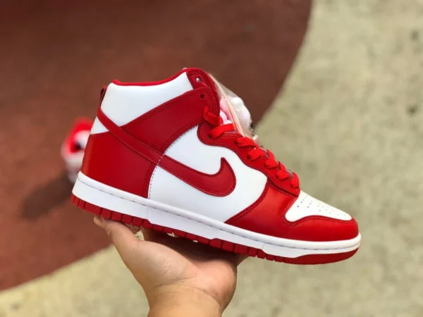 Dunk University Rouge High Top Nike Dunk High Retro University Red High Top Baskets décontractées DD1399-106