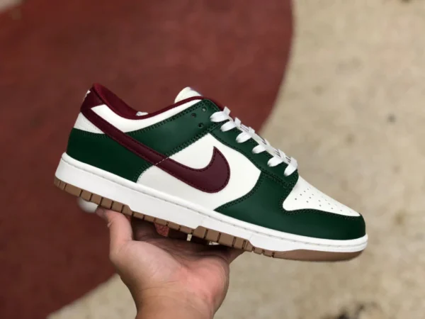 Dunk blanc vert rouge faible haute qualité Nike Dunk Low "Gorge Green" vert canyon FB7160-161