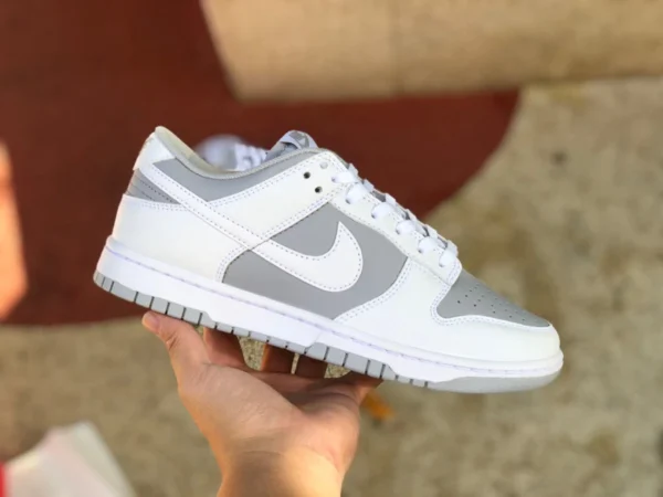 Dunk blanc et gris bas Nike Dunk Low Nike baskets basses rétro décontractées gris et blanc DJ6188-003