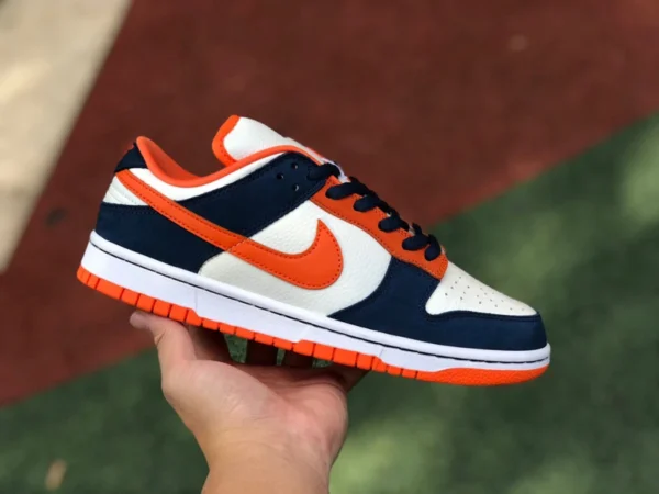 Dunk blanc bleu orange faible Nike SB Dunk Low « Broncos » blanc bleu orange 304292-184