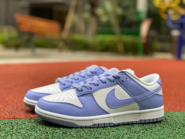 Dunk basses blanches et violettes Nike Dunk Low Next Nature Baskets basses blanches et violettes lilas DN1431-103