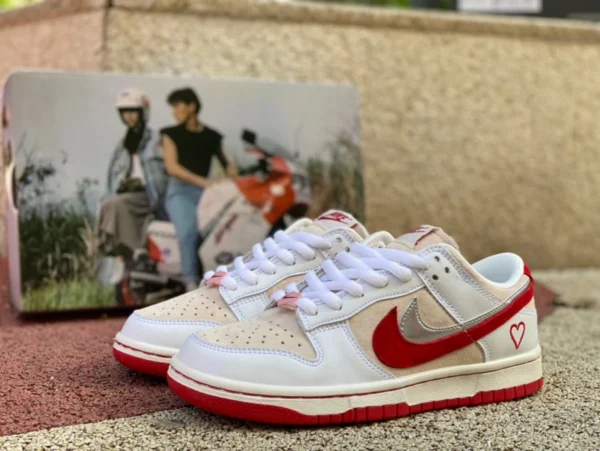 dunk Saint Valentin nouveau blanc rose Nike Dunk Low Tianruoyouqing baskets basses ct2552-188