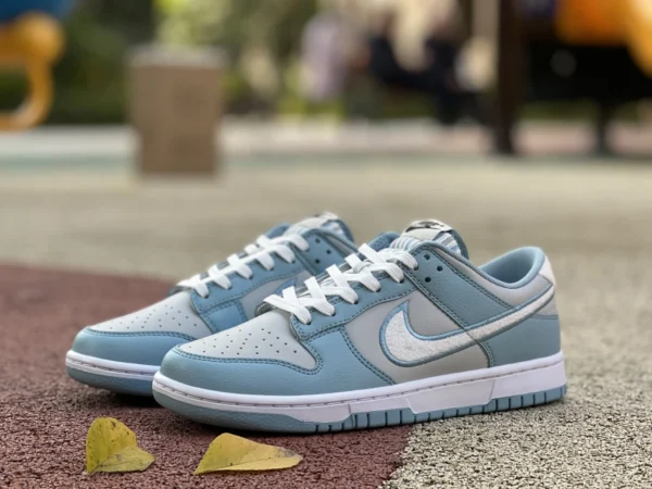 Dunk bleu gris blanc faible avis de réapprovisionnement Nike Dunk Low bleu gris blanc baskets basses rétro décontractées FB1871-011