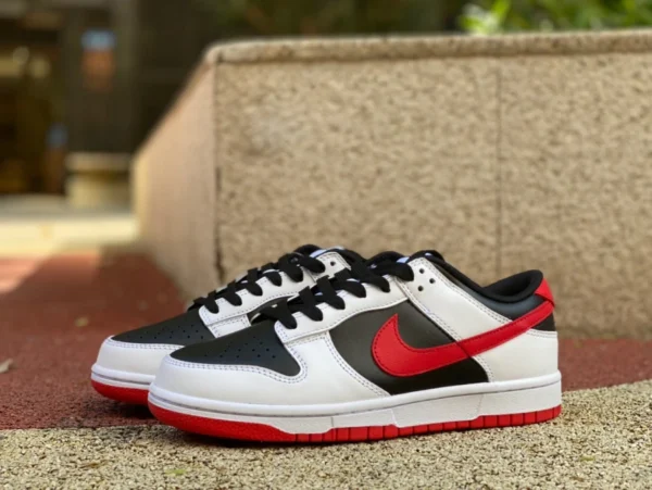 Dunk blanc noir rouge bas Nike Dunk Low baskets basses décontractées rétro noires, blanches et rouges FD9762-061