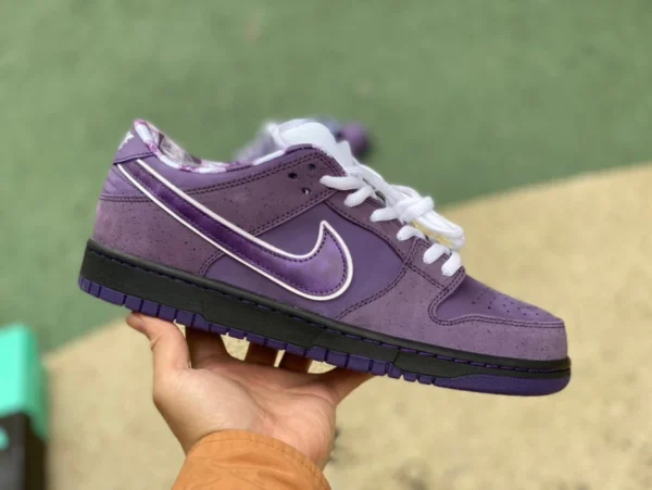 Dunk homard violet pur original Nike SB Dunk Low Concepts joint bas homard violet BV1310-555