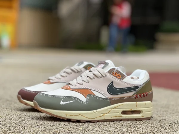 Max1 vert marron NIKE AIR MAX 1 Premium Wabi Sabe wabi vert marron max day chaussures de course décontractées DQ8656-13