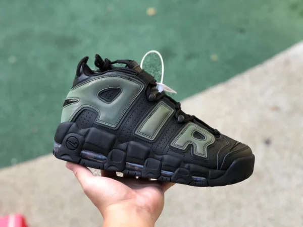 Big air Pippen noir et vert 3M Nike Air More Uptempo 96 Big Air Pippen 922845-001